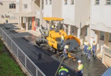 Pátio do Hospital Salvatoriano Divino Salvador em Videira recebe pavimentação