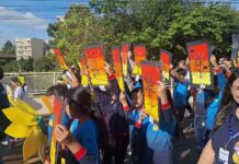 Caminhada marca 18 de Maio em defesa de crianças em Caçador