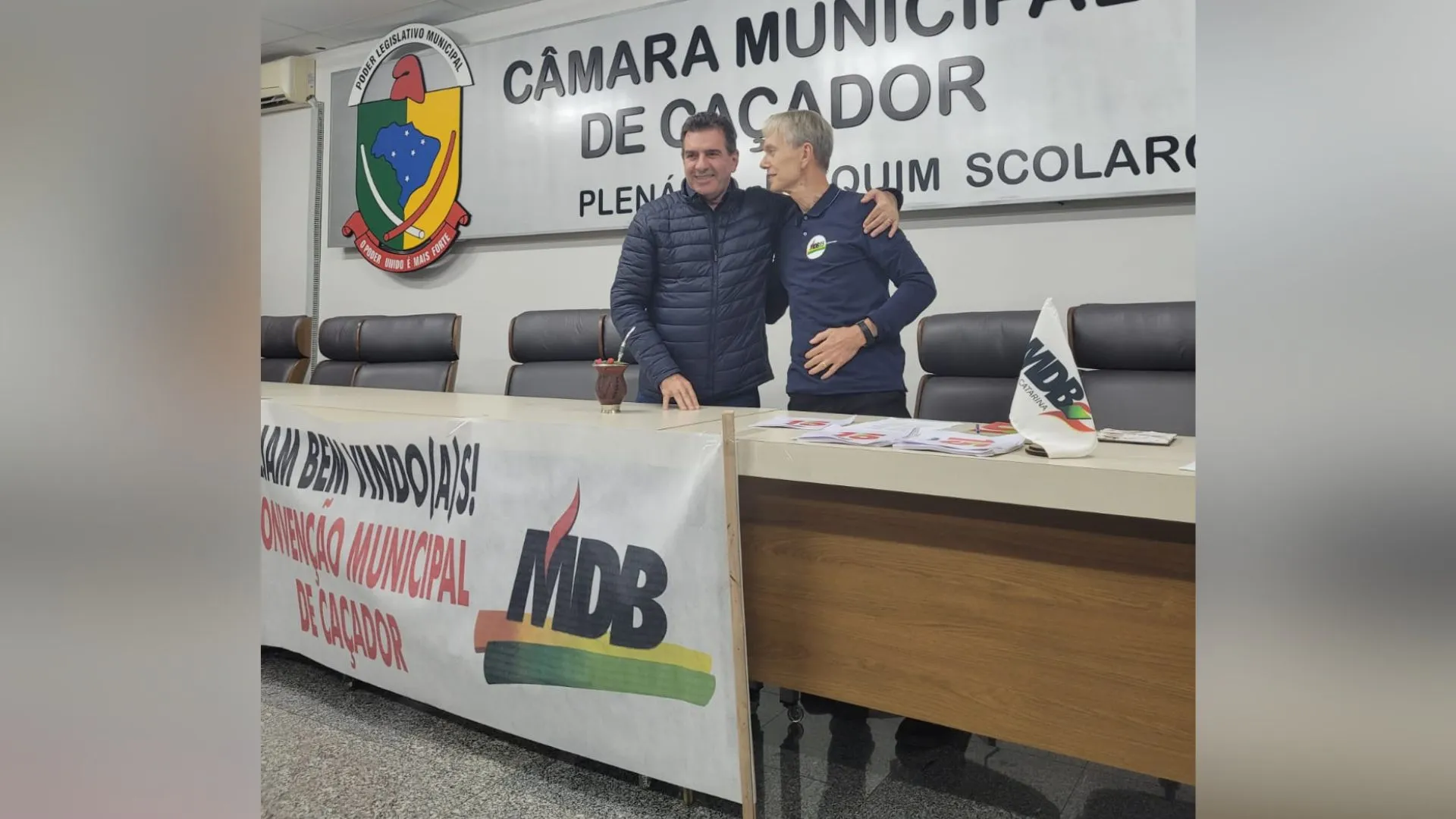 Carlos Kreuz é eleito presidente do MDB de Caçador