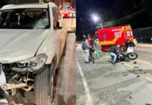 Motorista bêbado de BMW causa acidente e agride policiais