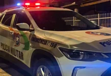 PM prende suspeito e apreende arma de fogo de uso restrito em Videira