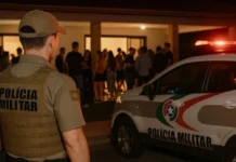 Som alto e briga entre vizinhos mobilizam a PM em Caçador