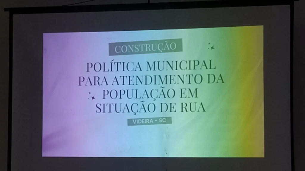 Videira cria política pública para atendimento à população em situação de rua