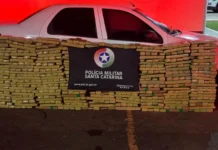 Polícia Militar apreende 640kg de maconha em Curitibanos