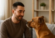 O que significa quando seu cachorro não tira os olhos de você