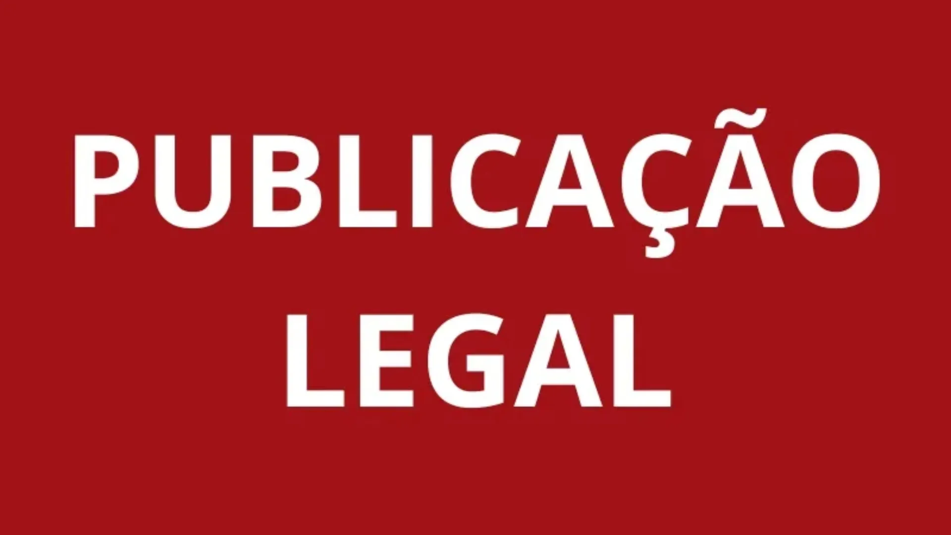 Publicação Legal