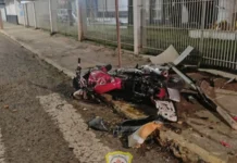 Acidentes entre carro e moto mobilizam socorristas em Caçador