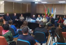 Videira unida para ajudar as comunidades afetadas pela chuva de granizo