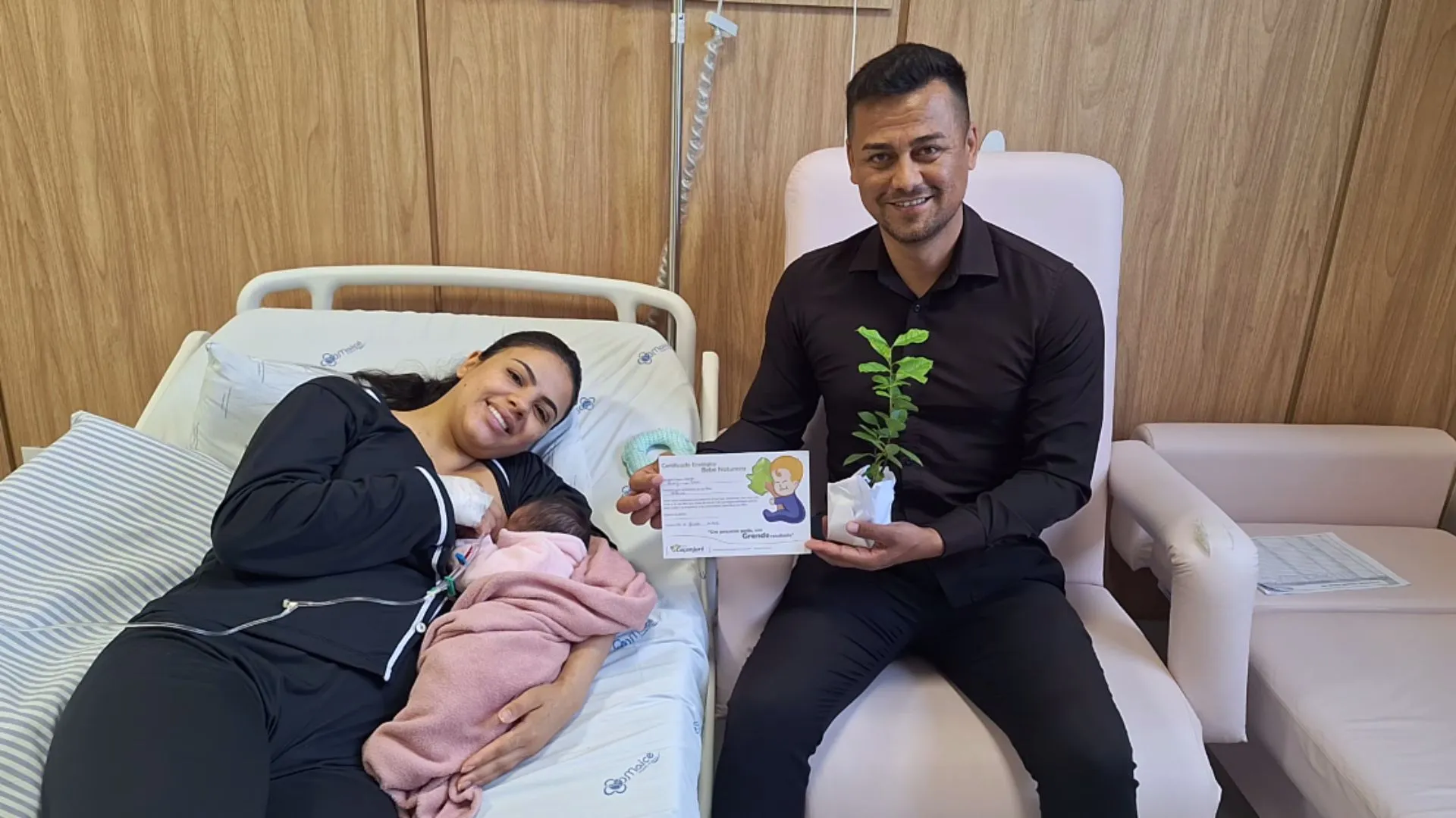 Projeto Bebê Natureza emociona famílias no Hospital Maice
