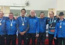 Bocha de Videira faz bonito nos Jogos da Amarp e garante pódio duplo