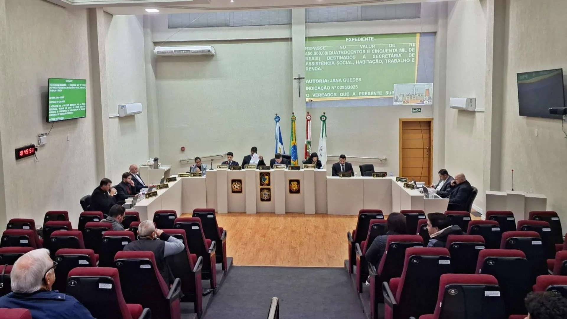Confira as indicações e pedidos de informações apresentados pelos vereadores de Videira