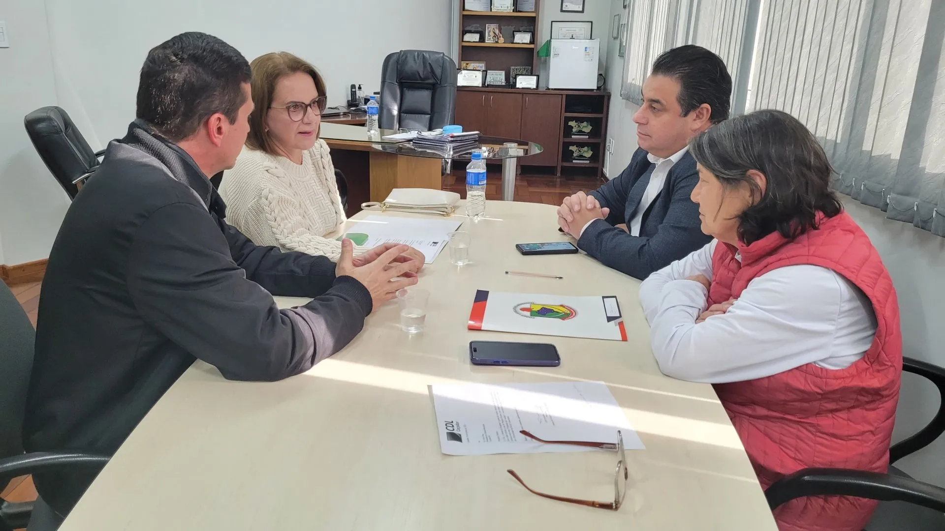 CDL/Caçador solicita apoio para retomada do estacionamento rotativo