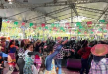 Escolas municipais se apresentam na Festa da Fogueira em Caçador