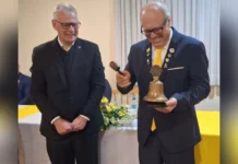 Evaldo Schultz assume novo mandato no Lions Caçador Centro