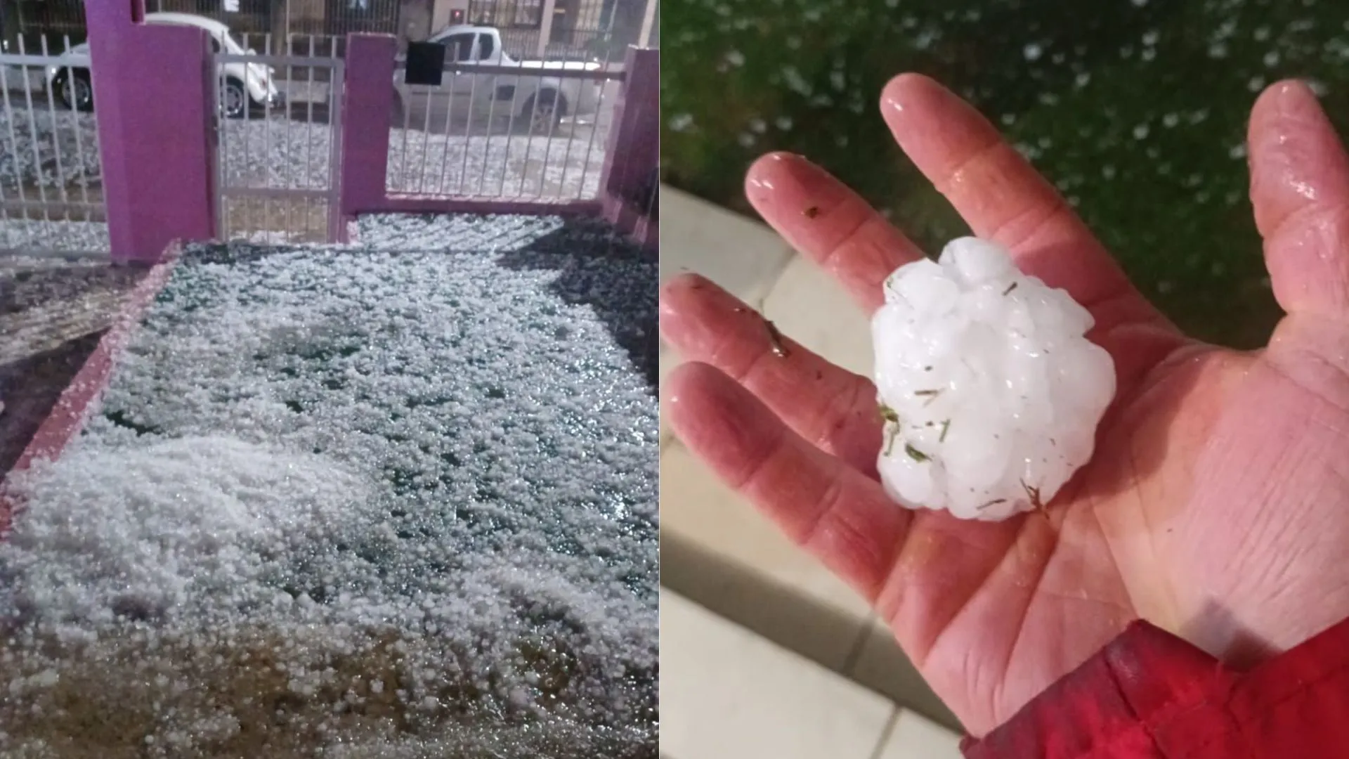 Chuva de granizo causa estragos em cidades do Meio Oeste