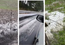 Região volta a registrar granizo, porém sem estragos