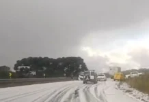Granizo atinge São Joaquim e assusta moradores