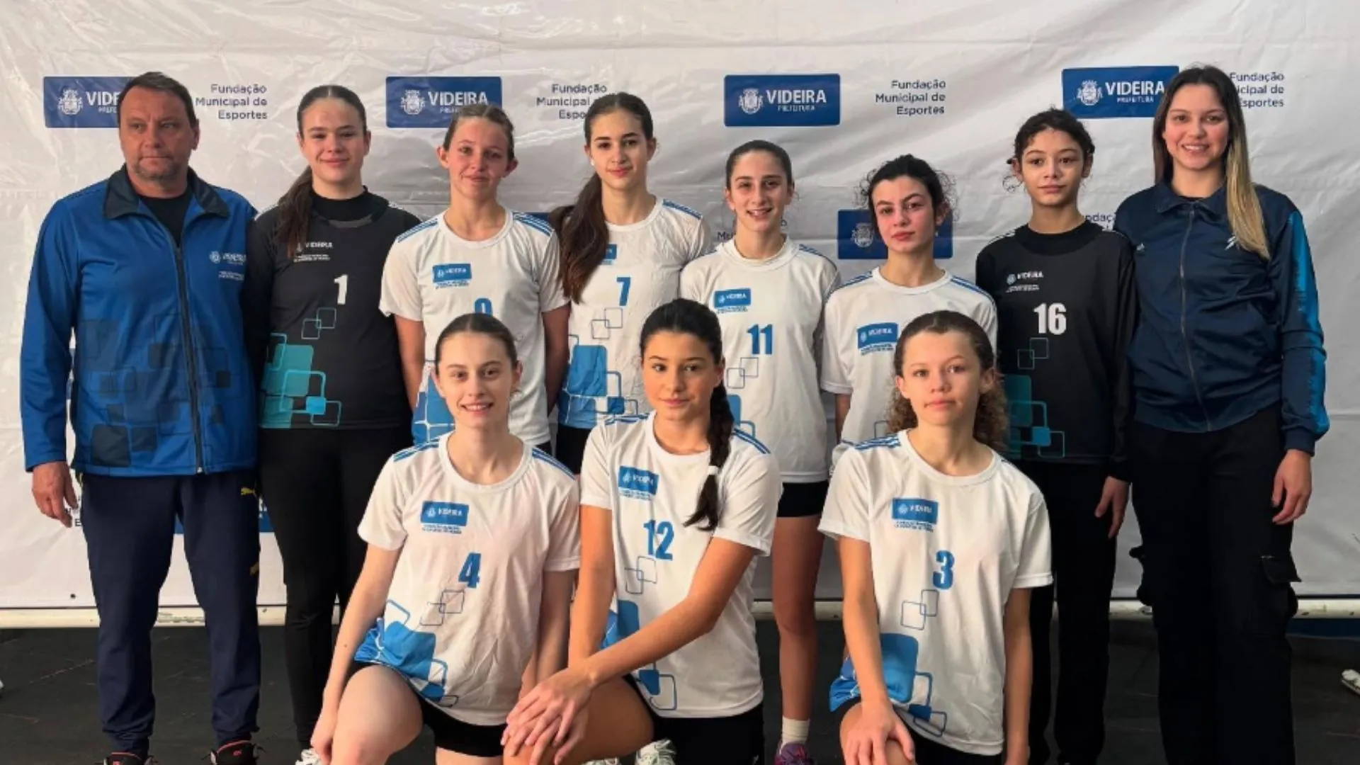 Handebol feminino de Videira estreia com duas vitórias na Liga SC Infantil
