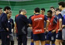 Jogando em Videira, Joinville vence Joaçaba por 2 a 0 pela Liga Nacional de Futsal