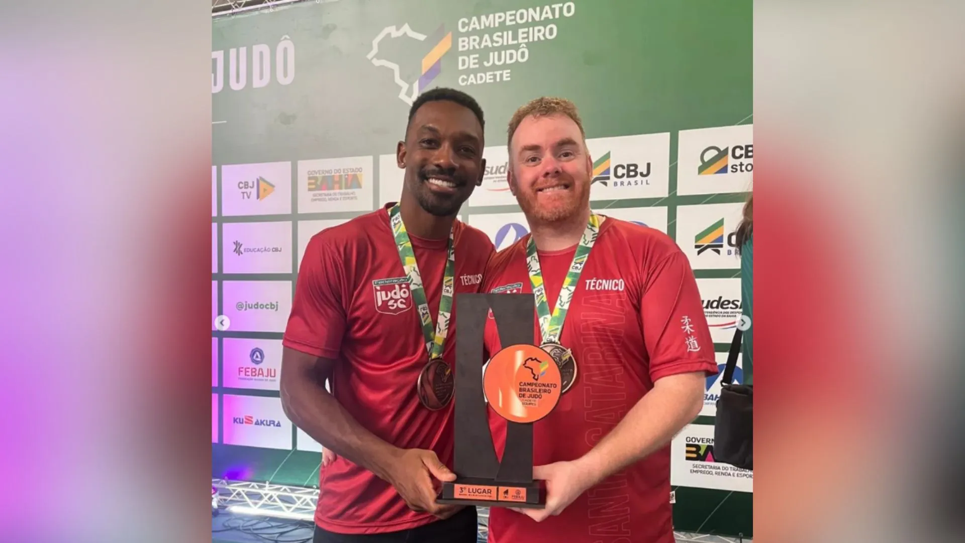 Judocas de Videira conquistam bronze no Campeonato Brasileiro Cadete