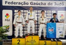 Judoca de Videira conquista ouro na Copa Internacional de Judô