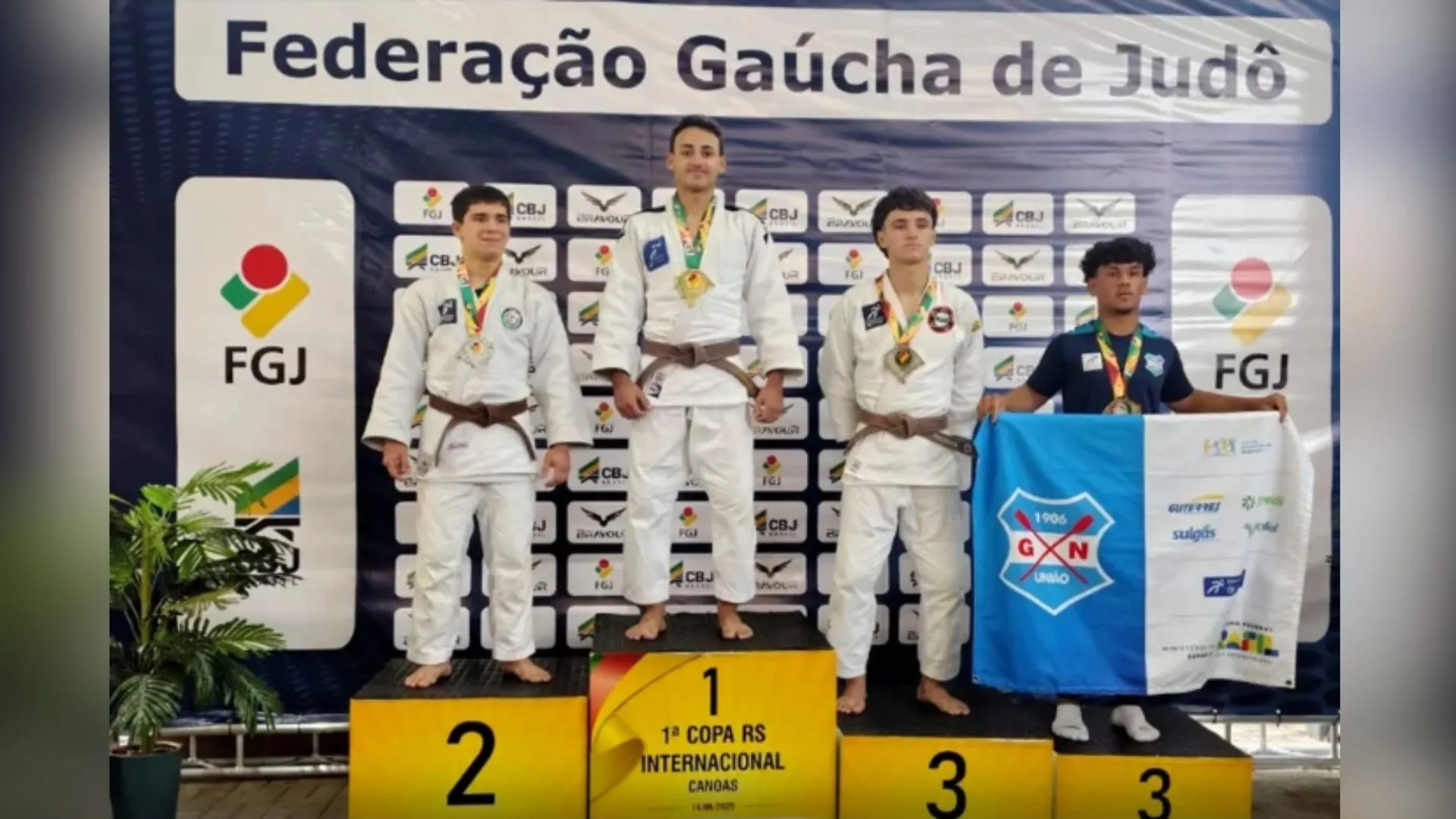 Judoca de Videira conquista ouro na Copa Internacional de Judô
