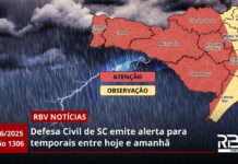 RBV Notícias Videira – 03/06/2025 – Edição 1305