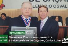 RBV Notícias Caçador – 05/06/2025 – Edição 1307