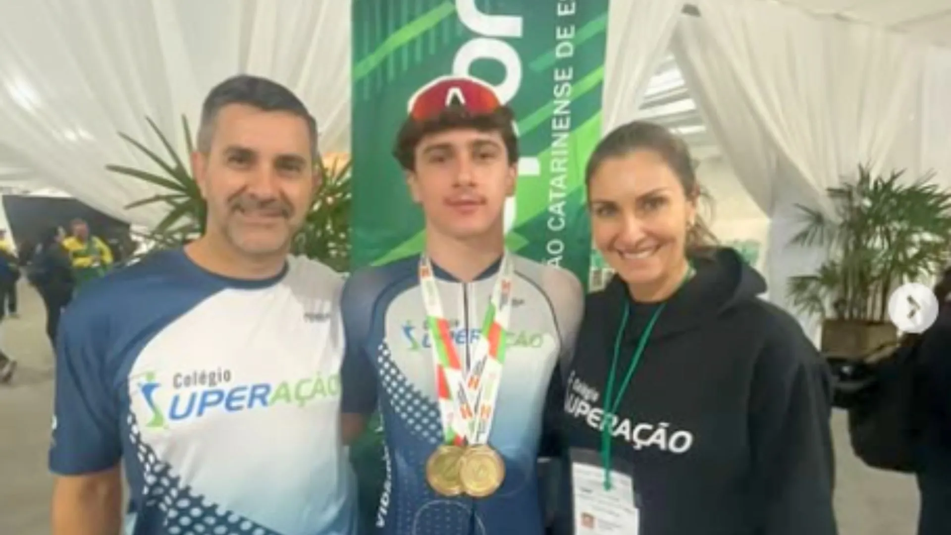 Videira conquista o topo do pódio no ciclismo dos Jogos Escolares de Santa Catarina
