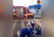 Três meninas ficam feridas em atropelamento em Santa Cecília