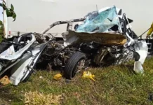 Acidente na BR-282 mata três pessoas da mesma família