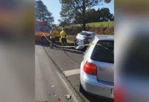 Colisão entre carro e caminhão deixa dois mortos na BR-470