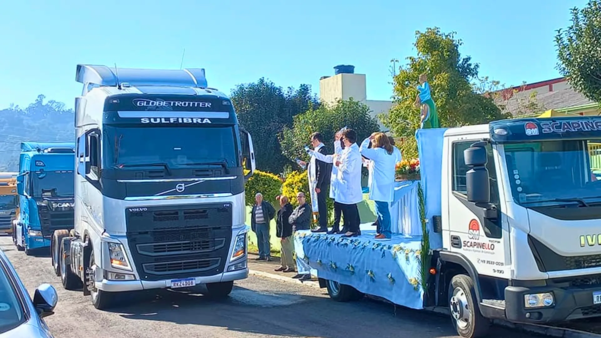 Festa de São Cristóvão tem carreata com novo trajeto em Videira