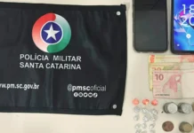 Mulher é presa por tráfico de drogas em Fraiburgo