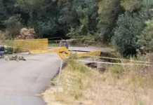 Ponte cede e é interditada em Curitibanos