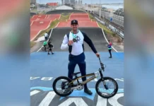 Videirense brilha no Brasileiro de BMX Racing 2025 na Bahia