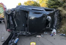 Dois mortos em acidente entre Caçador e Calmon