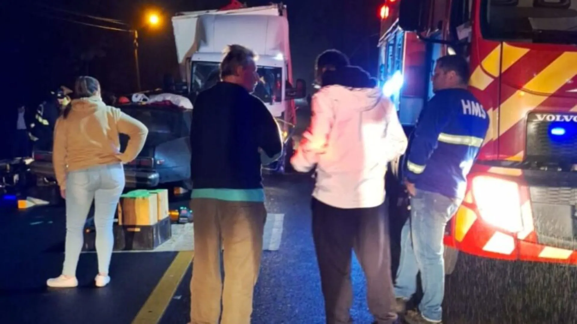 Acidente na BR-470 mata avó, mãe e neta