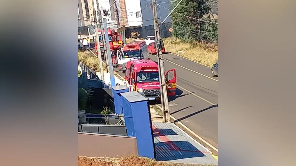Criança é atropelada em bairro de Videira
