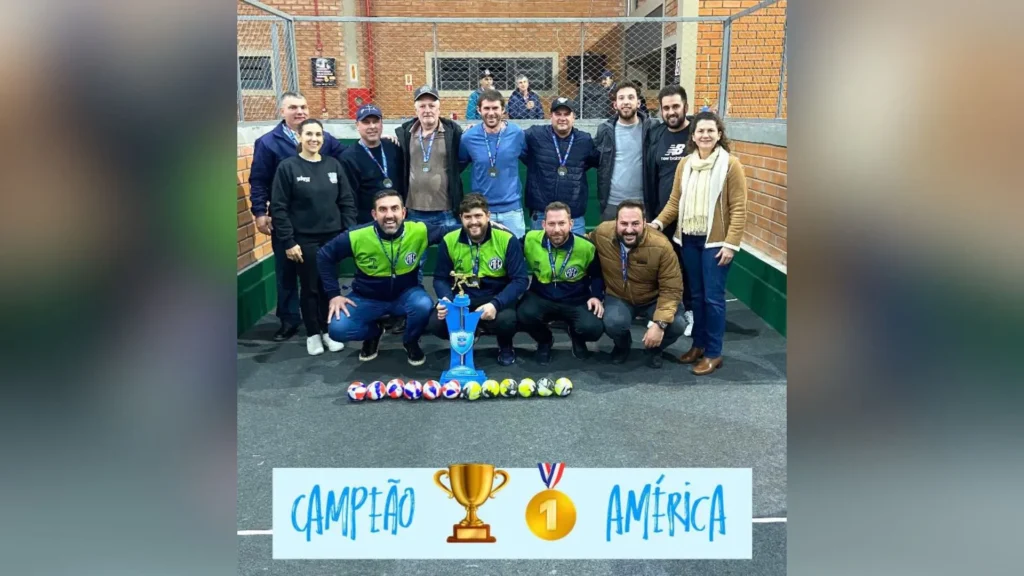 América é campeã do Campeonato Municipal de Bocha em Iomerê