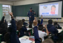 CBMSC destaca importância da prevenção contra incêndios nas escolas