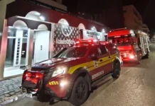 Dois princípios de incêndio em menos de 24 horas mobilizam bombeiros em Curitibanos