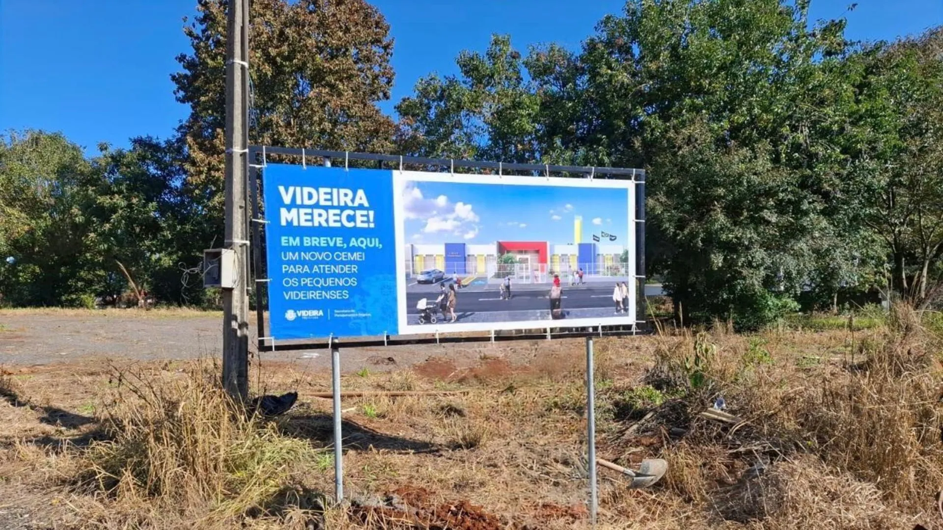 Videira anuncia nova creche com capacidade para 188 crianças