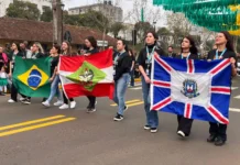 Inscrições abertas para o Desfile de 7 de Setembro em Caçador