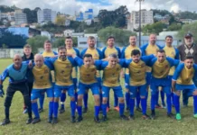 Canarinho Santa Lúcia é campeão do Municipal de Futebol Veteranos 38 em Videira