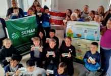 Projeto Sorrindo no Campo leva saúde bucal às escolas de Iomerê
