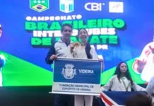 Videirense conquista ouro e vaga na final do Brasileiro de Karate 2025