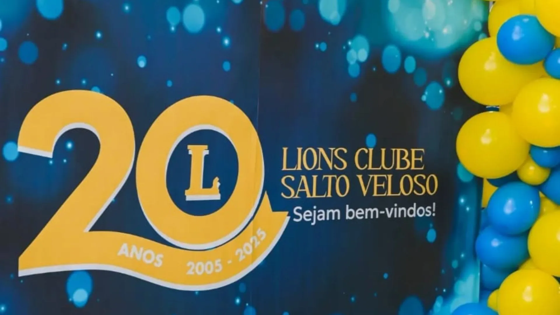 Lions Clube de Salto Veloso celebra 20 anos de solidariedade e serviço