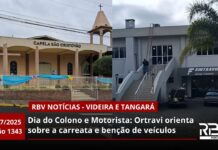 RBV Notícias Videira – 25/07/2025 – Edição 1343