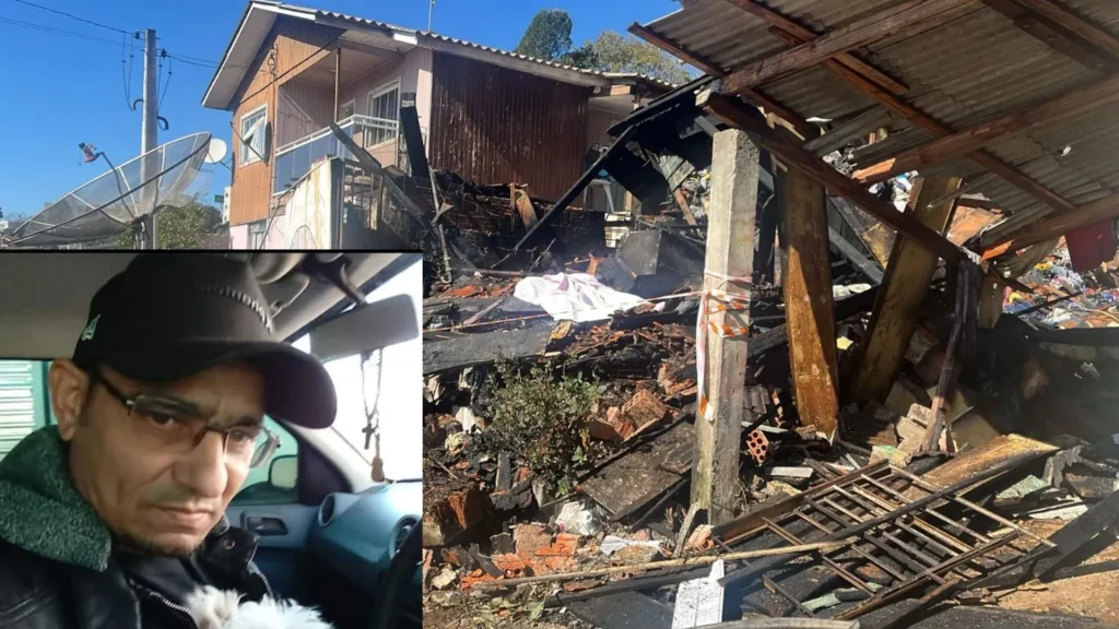 Identificado corpo carbonizado em incêndio em Caçador